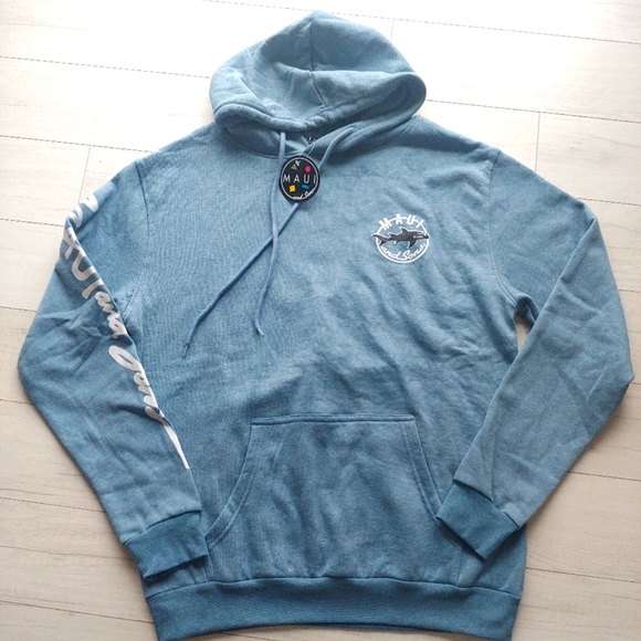 MAUI and Sons NEW Shark Nation Pullover Hoodie - Picture 5 of 10